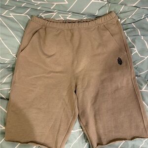 Fp movement for the win long shorts Tan Fleece nwot size M